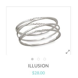 Premier Designs Illusion Silver Bracelet